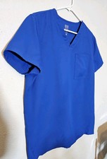 Insight Mens SMALL Blue Scrub Men Top SEE DESCRIPTION