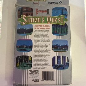 Castlevania II Simon's Quest - Nintendo NES - Box Cartridge CIB - Rev-A
