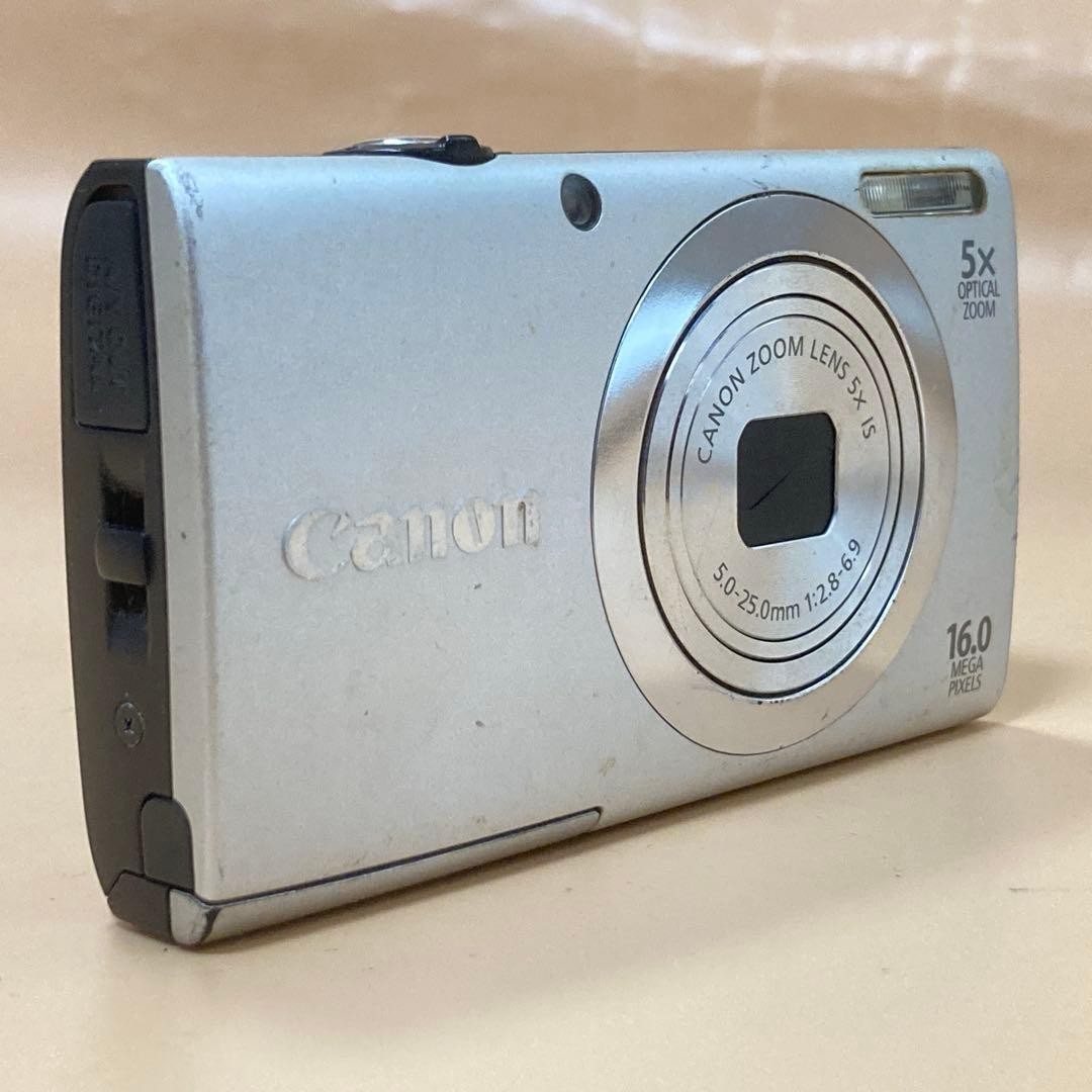 キヤノン CANON powershot A2400 シルバー Canon PowerShot A2400 IS 16.0MP Digital Camera - Silver for sale