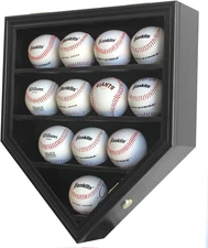 Baseball Display Case | Baseball Holders for Balls | Display Baseballs | 12 Ball