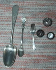 Antique STERLING SILVER Pieces REED & BARTON Whiting CROSBY & FOSS 107G Lot AH