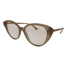 GIANNA VERSACE Eyeglasses Rose Gold Clear Cat Eye Frames Only Vintage COA
