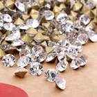 Clear SS4-SS16 Diamond Point back Rhinestones Gems Crystal Chatons Strass