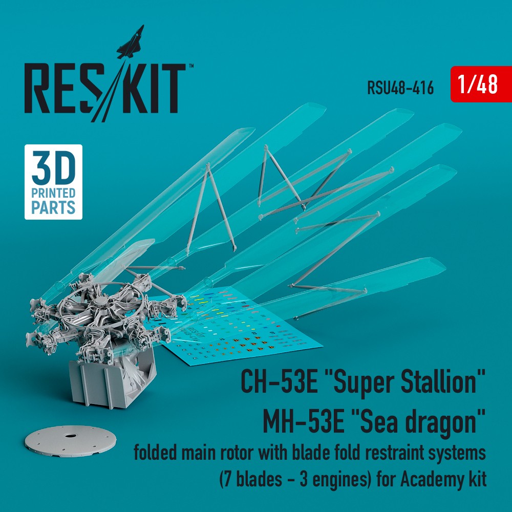 ResKit RSU48-0416 1:48 CH-53E/MH-53E Folded Main Rotor