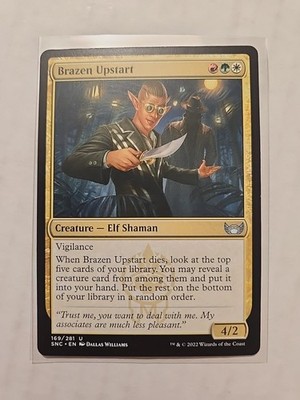 Brazen Upstart - Streets of New Capenna - LP - Uncommon - Creature - MTG