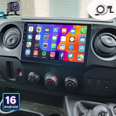 DAB+ Autoradio Android 16 Carplay Für Opel Movano 2 Renault Master 3 NV400 NAVI