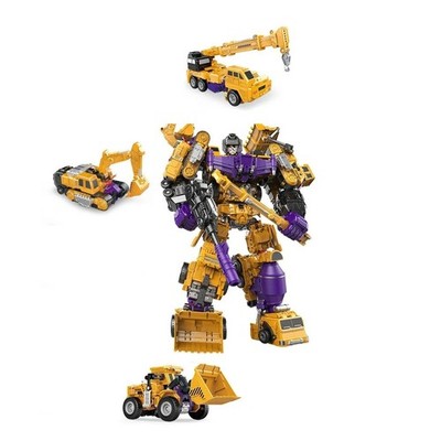 Deformation Devastator G2 Transformers Oversized KO Powerful Working Machine 3/6