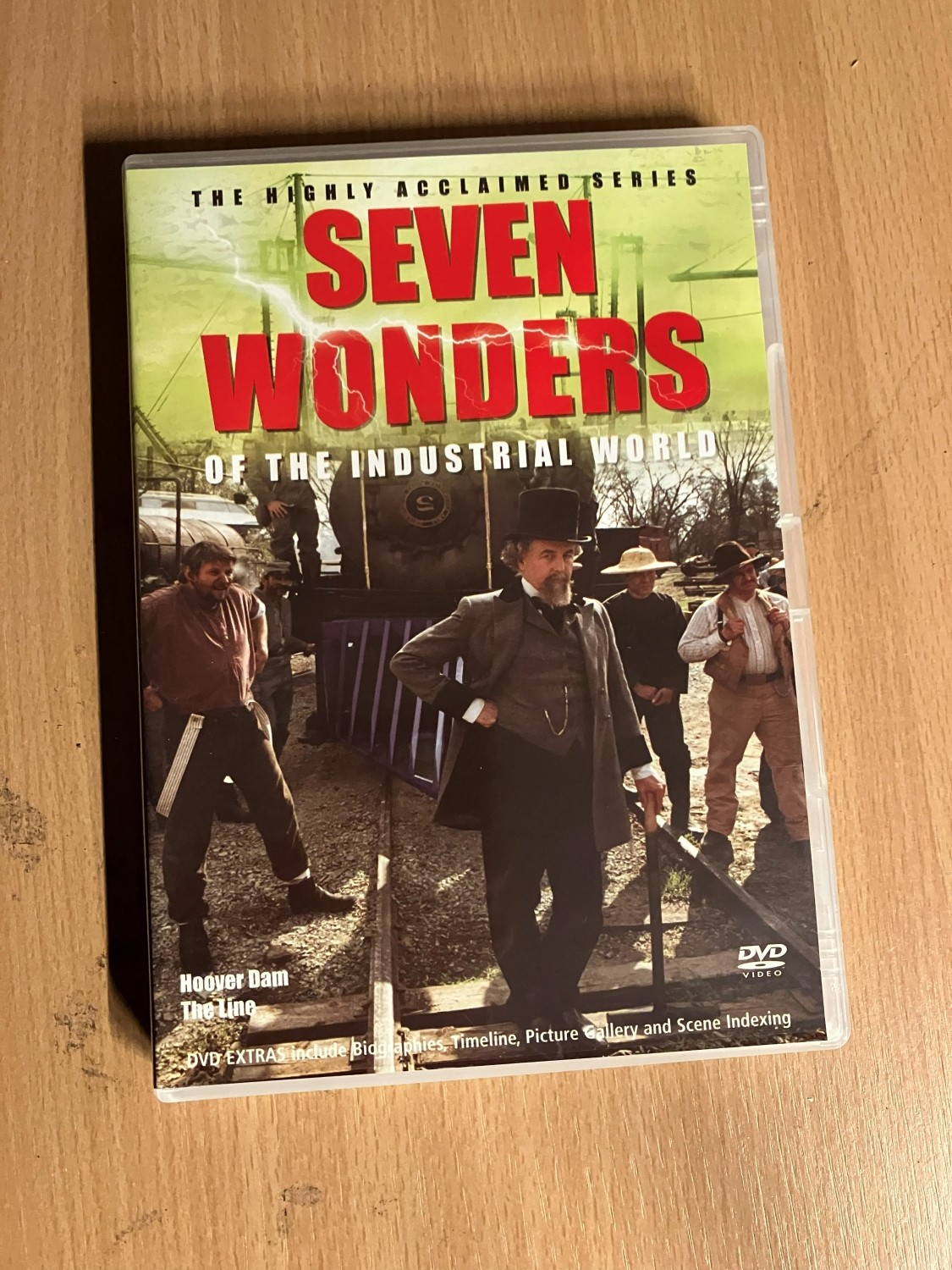 SEVEN WONDERS OF INDUSTRIAL WORLD HOOVER DAM -THE LINE DVD FREE SHIPPING