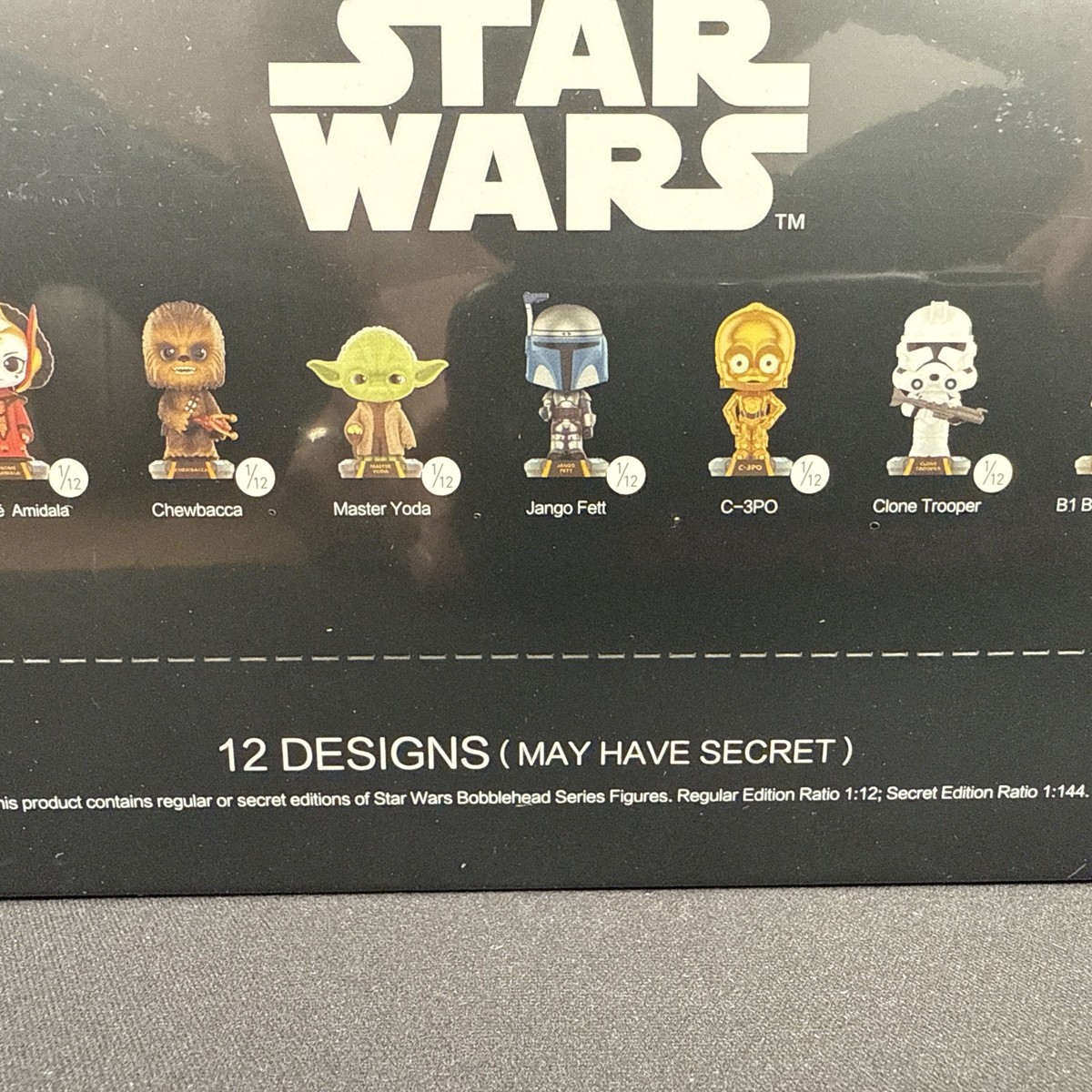POP MART Star Wars Bobble head Series Figures Set, 12 Designs(may