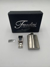 Fondini Quartz Watch  Flask Gift Set   Stainless Steel Groomsmen Gift