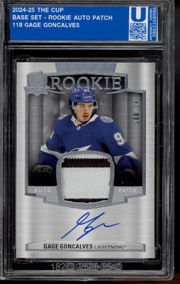 2024-25 The Cup Gage Goncalves Rookie Patch Auto #118 True RPA RC /249