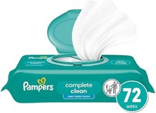 Pampers Baby Fresh Wipes: Gentle Head-to-Toe Clean, 72 Count 1 Pack 