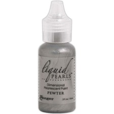 Liquid Pearls Dimensional Pearlescent Paint .5oz Pewter