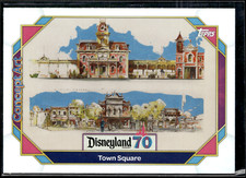 Town Square - 2025 Topps Disneyland 70th Anniversary #119 Rainbow Foil (A)