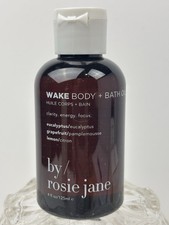 By Rosie Jane Wake Body Bath Oil 4oz/125ml Eucalyptus Grapefruit Lemon - NEW