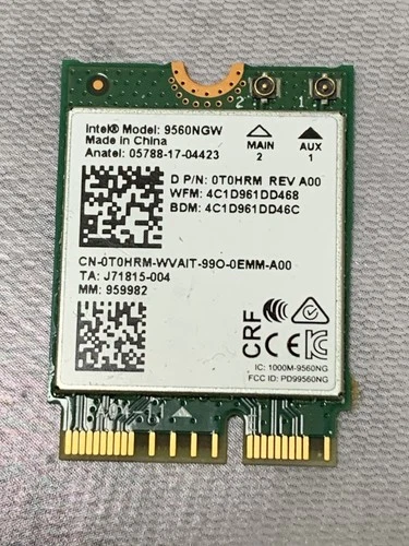 Intel Wireless 9560.NGW 2230 Key-E Bluetooth 5.1 WiFi-5  2.4/5GH Wlan Adapter