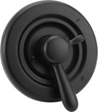 Shower Trim Kit for Delta Faucet Lahara 17 Series Dual-Function Shower - Black