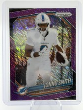 2025 Panini Prizm Jonnu Smith Miami Dolphins /15 Purple Shimmer #51