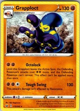 Grapploct Rare SWSH01: Sword  Shield Base Set 113/202 LP-NM