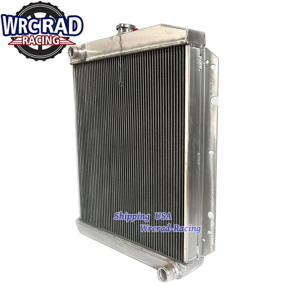 Radiador de aluminio compatible con Buick Special Super Roadmaster 1950 1951 1952 con Chevy L8 Foto 3 de 4