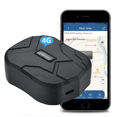 TKSTAR 4G GPS Tracker for Vehicles Hidden 10000mAh Car Tracker with Strong Ma...