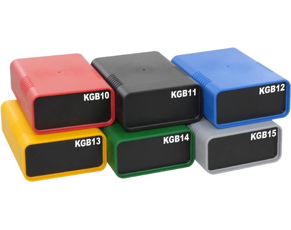 Universalgehäuse, Euro Box, klein, 95x135x45mm, gelb - Bild 2 von 2