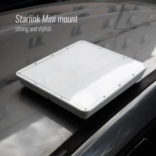 Starlink Mini flat roof mount  |  Stylish and clean design + aerodynamic fairing