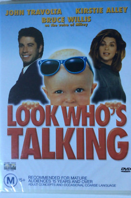 Look Who's Talking (1993, DVD, Rgn4) John Travolta, Bruce Willis, NEW SEALED.