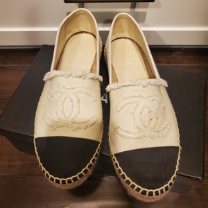 chanel canvas espadrilles