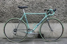 bianchi cdm columbus genius shimano durace 7402 italy steel bike vintage celeste