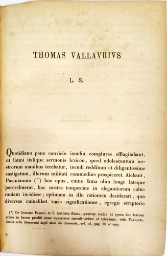 VOCABOLARIO LATINO-ITALIANO, ITALIANO LATINO - VALLAURI - PARAVIA 1874 2 VOLL. - Foto 4 di 8