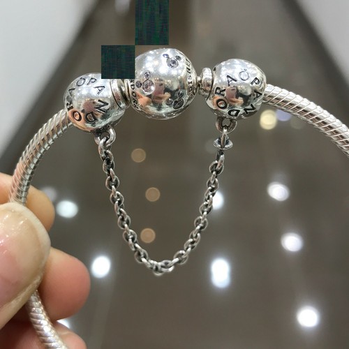 NEW Genuine Pandora Safety Chain Logo 