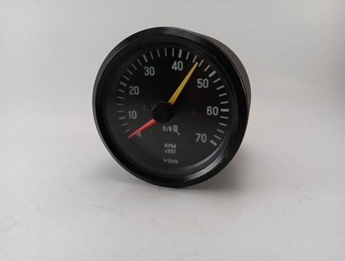 VTG VDO TACH tachometer 7000 RPM 6/8 cyl 0102 333.230/100/1 12v Red Line 3 1/8 - Picture 3 of 21