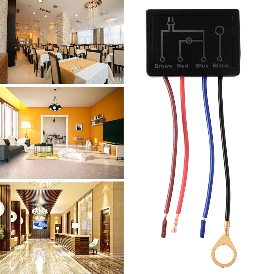 220V 3 Wege Touch Light Schalter Dimmer Control Module Sensor für LED Tischlampe - Bild 3 von 4