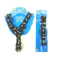 Greenbrier Kennel Club Adjustable Dog Harness 18" 24" Collar 14" to 20" Size M