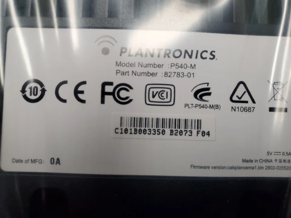 Plantronics Calisto P540-M USB VoIP Desktop Phone  - 82783-01 FREE SHIP! - Image 2 of 4