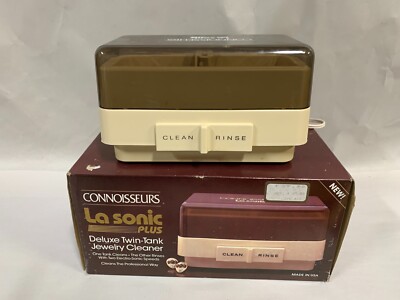 Connoisseurs La Sonic Plus Twin-Tank Jewelry Cleaner (A6)