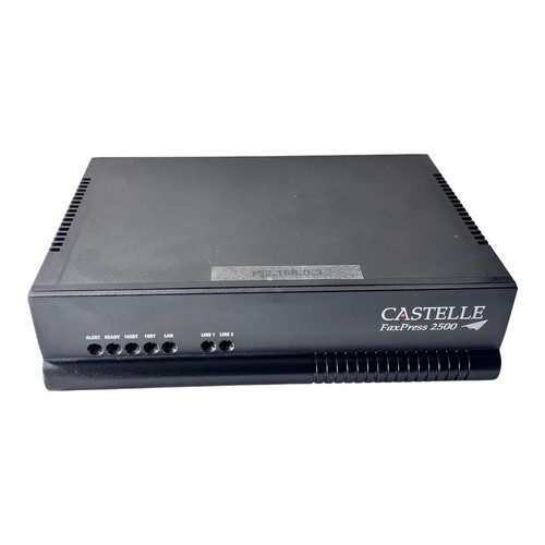 Castelle FaxPress 2500 Fax Modem +Pwr Cord - Afbeelding 1 van 2