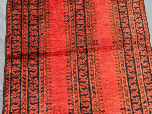Antique Turkmen Rug 2'8x3 – Hand-Knotted Wool Accent Mat Tribal Afghan Decor - Picture 5 of 9