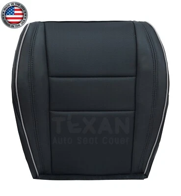 Driver Bottom Perforated Black Seat Cover For 2011 Jeep Grand Cherokee Overland - Bild 1 von 4
