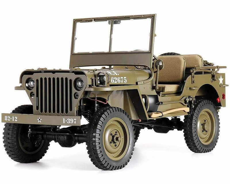 Roc Hobby ROC11201RTR 1941 Willys 1:12 Military Scaler RTR modellismo