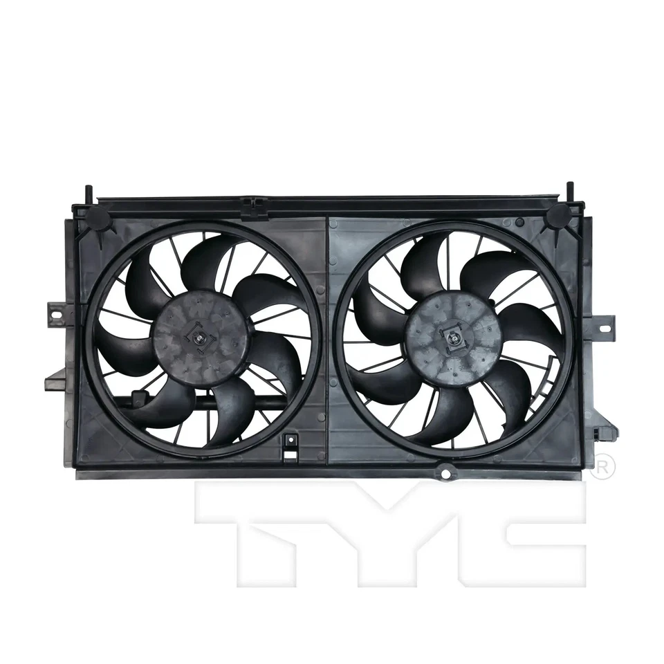 Двойной радиатор и конденсаторный вентилятор в сборе TYC 620380 для 00-03 Impala Monte Carlo - Изображение 2 из 4