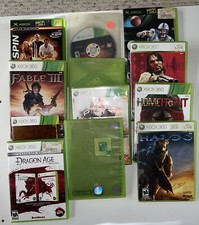 Lot Of 10 Microsoft Xbox Xbox 360 Game Cases, Empty Game Cases, Some Games