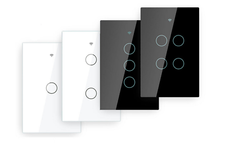 MOES 1/2/3/4 Gang Smart Light Switch WiFi RF Wall Touch Timer Alexa Google APP