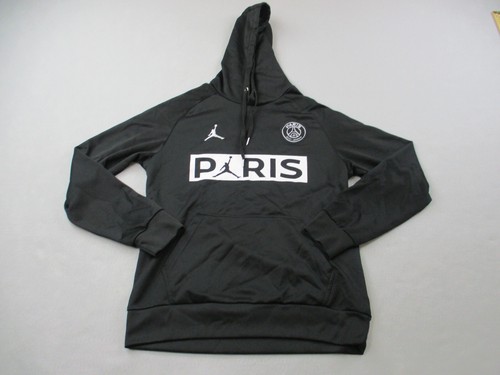 Jordan Sweater Youth Large Black White Paris Saint Germain Logo Hoodie Kids  Boy* | eBay
