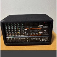 Yamaha EMX640 6 Channel Powered Mixer Dual Amp  Operation Free Shipping Test
