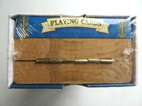For Travel Cribbage 3 Track Wood Board with cards & colored pegs by Cardinal Ind - Picture 3 of 4