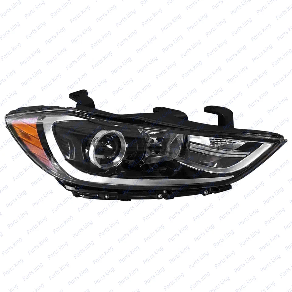 For 2017 2018 Hyundai Elantra Headlight Replacement Driver Passenger 2pc w Bulbs - Image 4 of 4