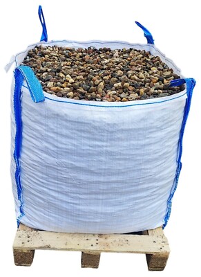 250 kg Kies 16-32 mm Buntkies Rheinkies Quarzkies Kieselsteine Gartenkies Bigbag