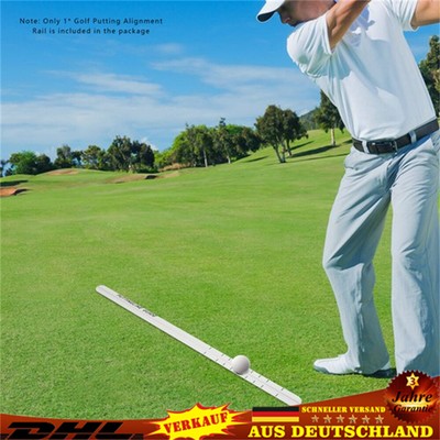 Golf Putting Alignment Schiene Trainingsgeräte, Golf Trainingshilfe Zum Zielen